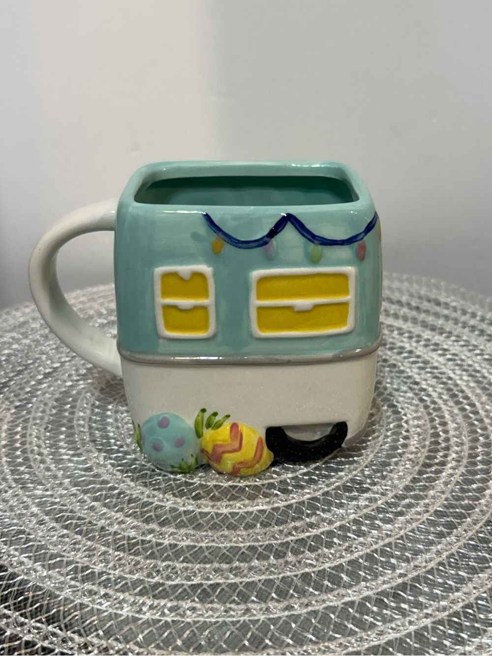 Camper Easter Mug NWT Pastel colors